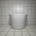 Doniczka ceramiczna Space X matowa bordo